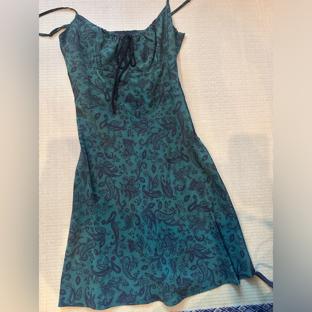 Réalisation par mini dress in green